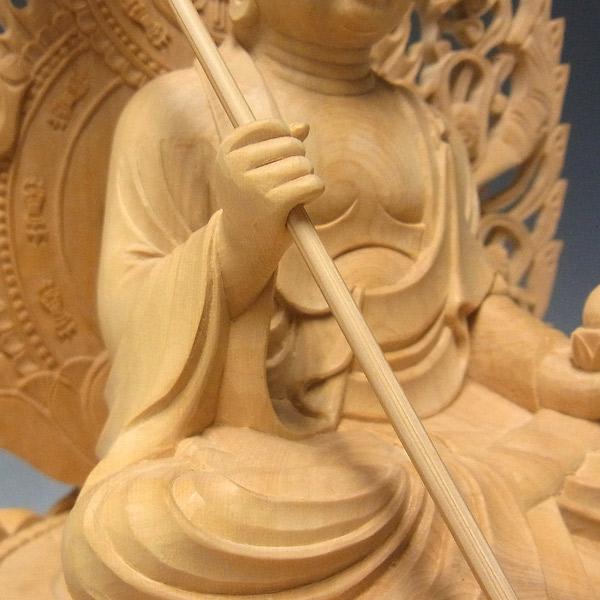 地蔵菩薩 坐像 高さ32cm 柘植製 木彫り 仏像 : 仏像と縁起物の専門店