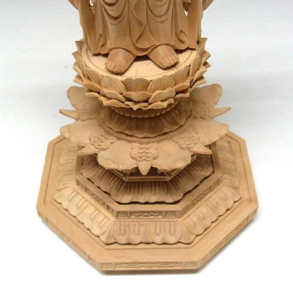 聖観音菩薩 立像 高さ33cm 柘植製 木彫り 仏像 : 仏像と縁起物の専門店