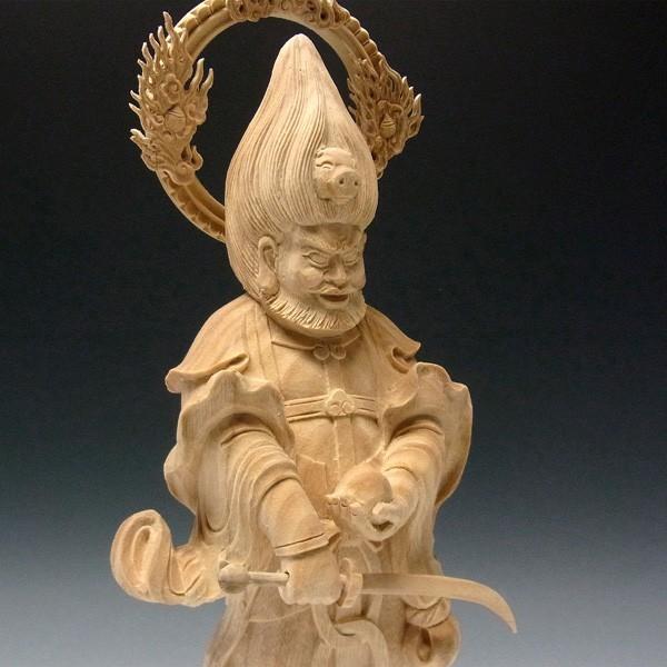 金毘羅大権現像 高さ38cm 楠製 木彫り 仏像 : 仏像と縁起物の専門店 龍