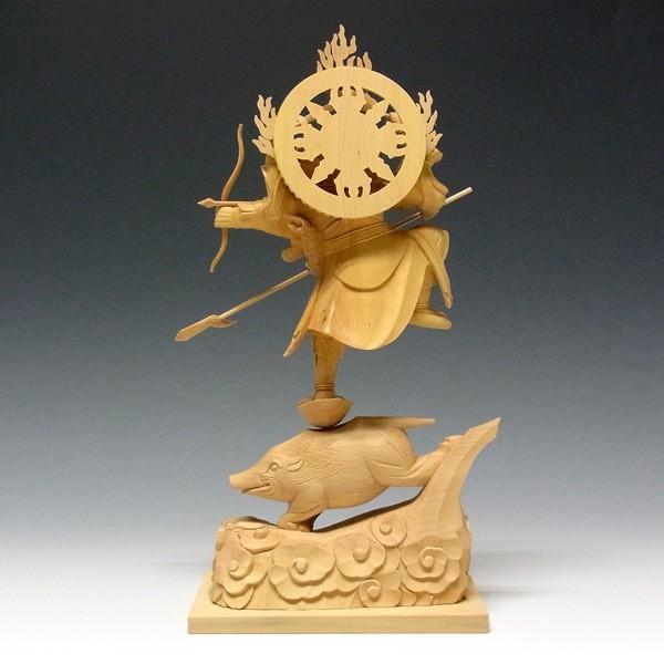 摩利支天 高さ28cm 柘植製 木彫り 仏像 : 仏像と縁起物の専門店 摩利支天 高さ28cm 柘植製 木彫り 仏像 : 仏像と縁起物の専門店