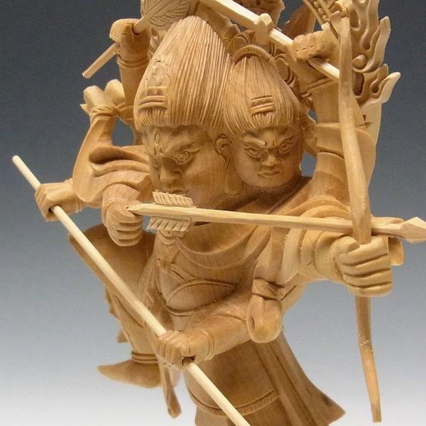 摩利支天 高さ28cm 柘植製 木彫り 仏像 : 仏像と縁起物の専門店 摩利支天 高さ28cm 柘植製 木彫り 仏像 : 仏像と縁起物の専門店