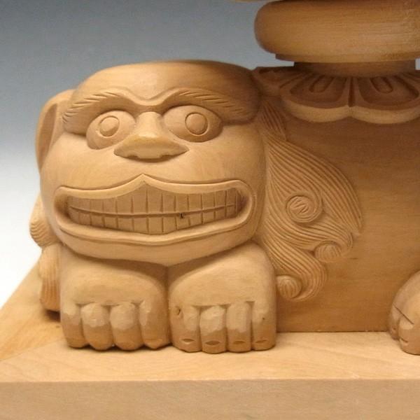 仏像【獅子に観音様座像】 木彫り仏像   手彫り 文殊菩薩像 獅子台坐 高さ26cm 柘植製 木彫り 仏像 : 仏像と