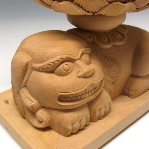 文殊菩薩像 獅子台坐 高さ26cm 柘植製 木彫り 仏像 : 仏像と