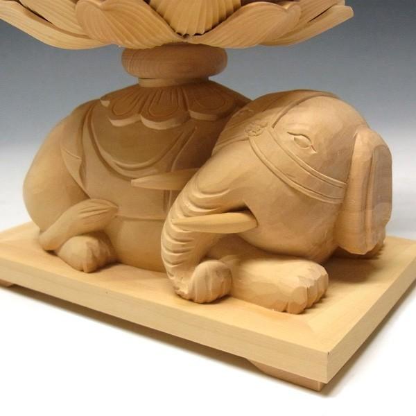 文殊菩薩 普賢菩薩 セット 高さ27cm 柘植製 木彫り 仏像 : 仏像と