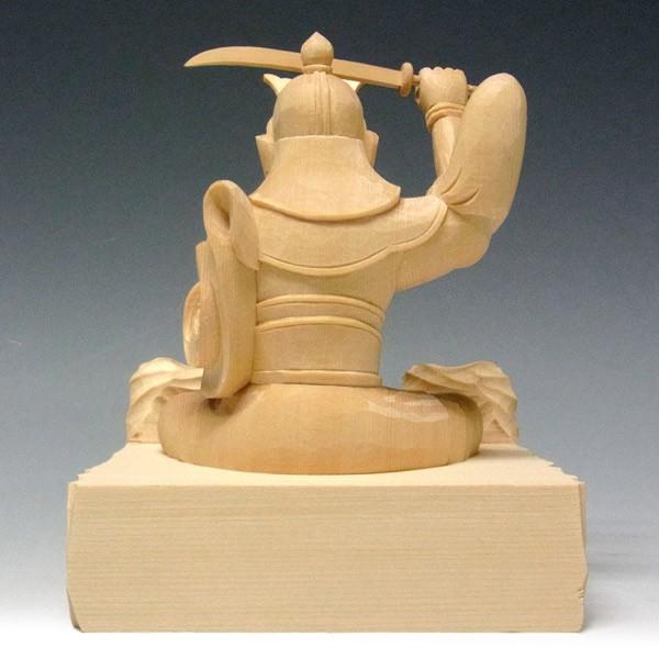 妙見菩薩 坐像 高さ14cm 桧製 木彫り 仏像 : 仏像と縁起物の専門店 龍