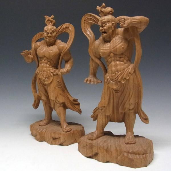 仁王像 金剛力士像 高さ31cm 欅製 木彫り 仏像 :niou5-UNS:仏像と 仁王像 金剛力士像 高さ31cm 欅製 木彫り 仏像 :niou5-UNS:仏像と