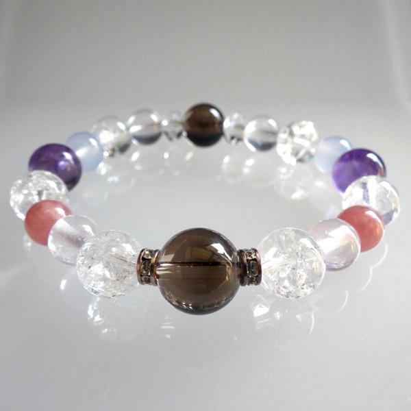 happy様特大シリーズ♡20ミリ♡プルプル　スモーキークォーツ　ブレスレット happy様特大シリーズ♡20ミリ♡プルプル スモーキークォーツ ブレスレット
