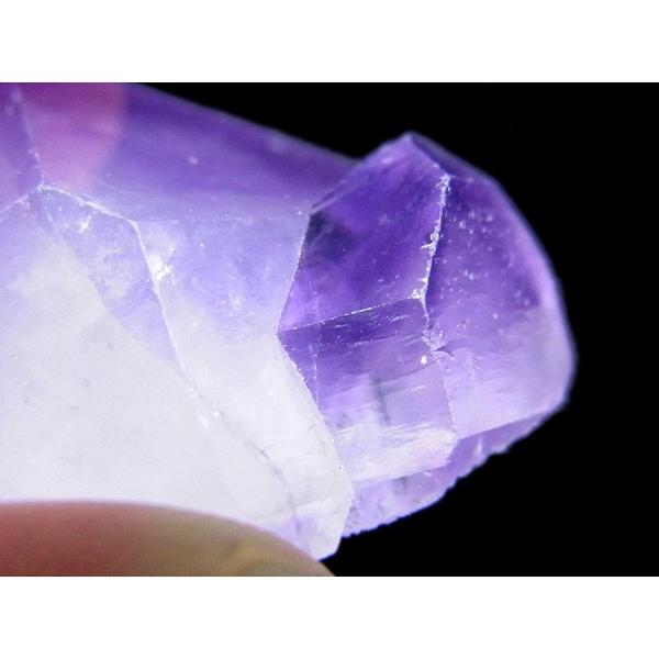 モロッコ産 アメジストポイント 天然石 パワーストーン : 仏像と縁起物