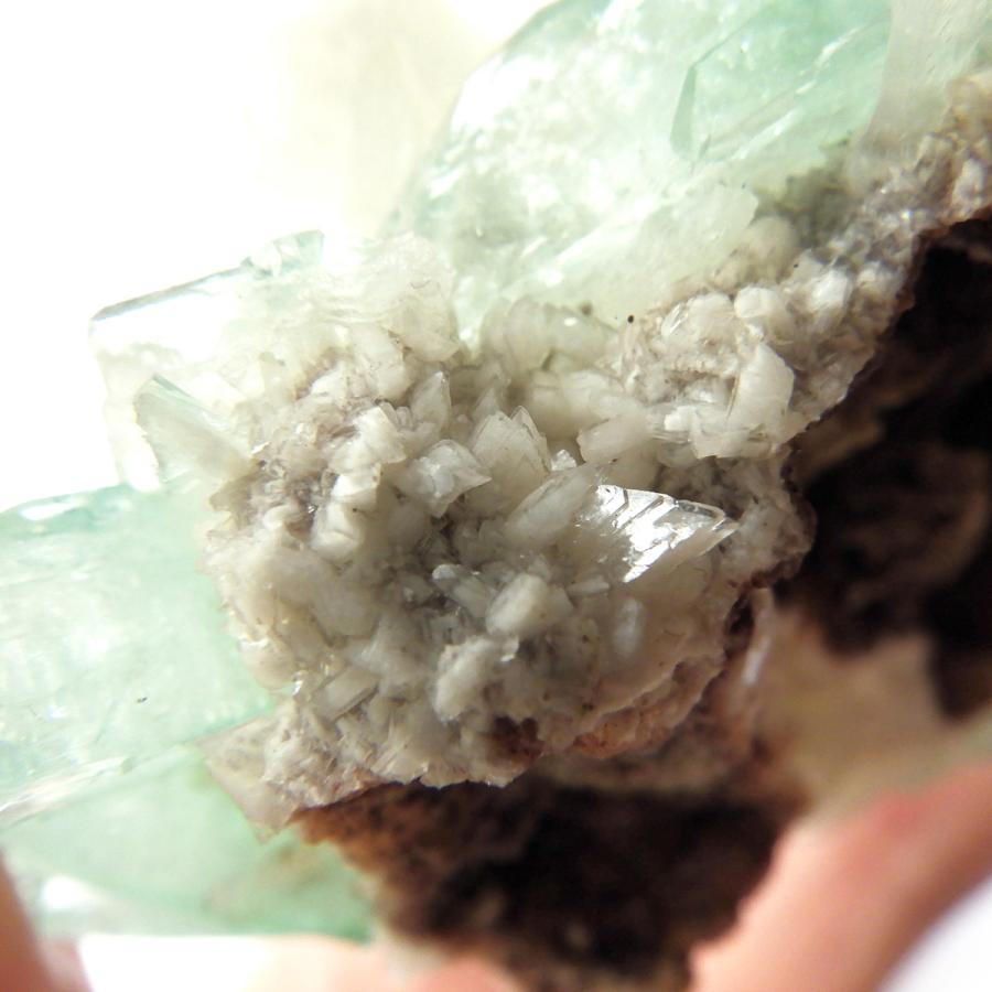 グリーンアポフィライト（魚眼石）　インド産 インド産 アポフィライト | 鉱物標本,ア行,アポフィライト/魚眼