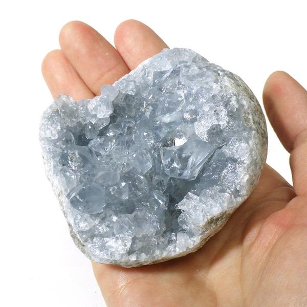 セレスタイト 母岩付き原石 クラスター マダガスカル産 天青石 天然石