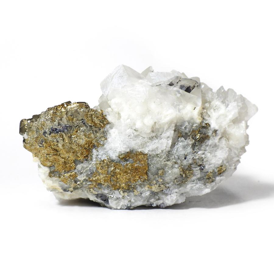 パイライト with カルサイト 共生 原石 コソボ産 天然石