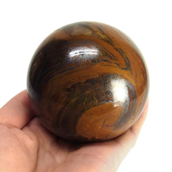 アイアンタイガーアイ球 直径7.5cm 南アフリカ産 丸玉 スフィア アイアンタイガーアイ球 直径7.5cm 南アフリカ産 丸玉 スフィア