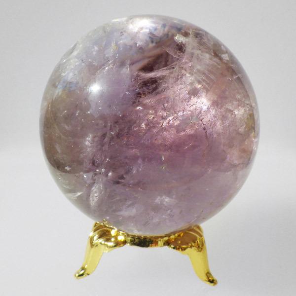 アメジスト球 直径54mm ブラジル産 天然石 パワーストーン 丸玉