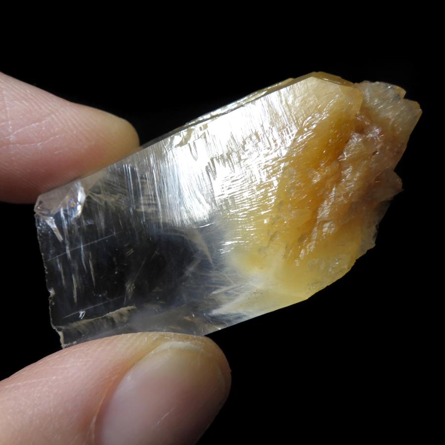 マンゴークォーツ 原石 結晶 鉱物 コロンビア産 ハロサイトイン