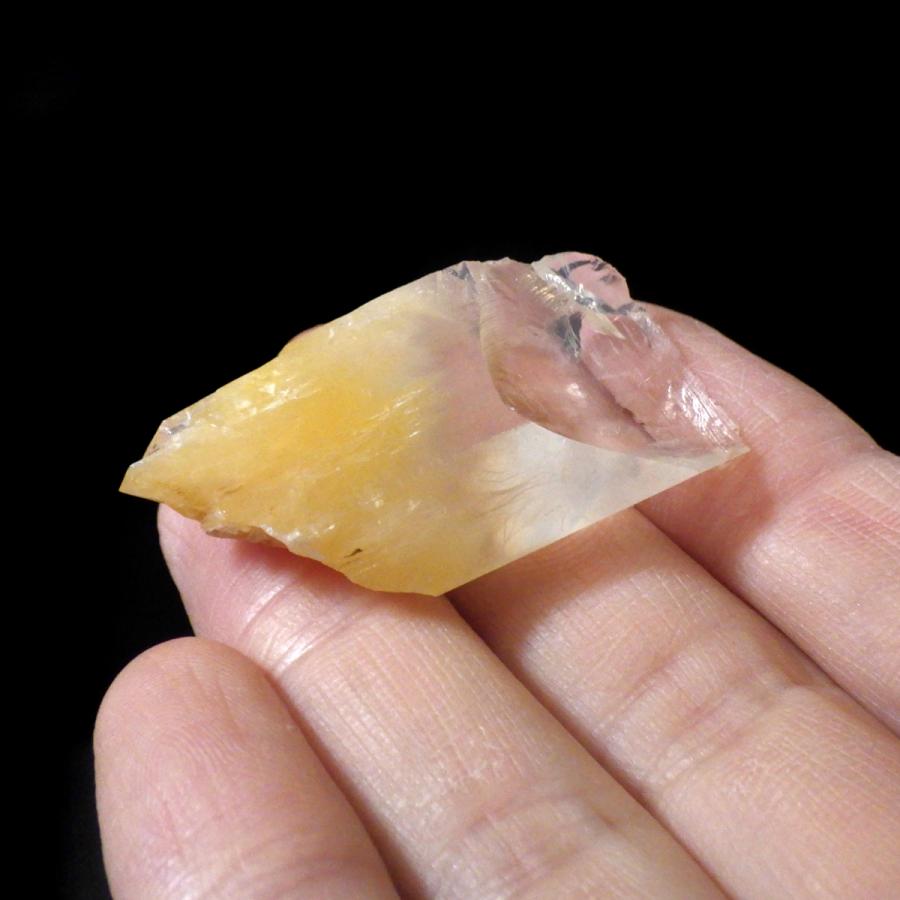 マンゴークォーツ 原石 結晶 鉱物 コロンビア産 ハロサイトイン