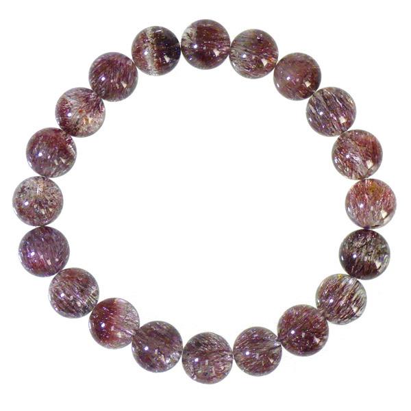 スーパーセブン ブレスレット モザンビーク産 10mm玉 天然石