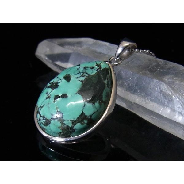ナチュラルターコイズ ペンダントトップ チベット産 天然石