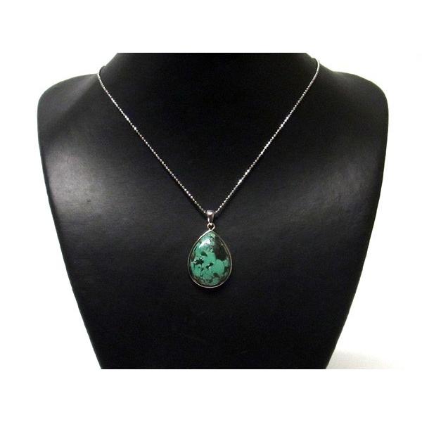 ナチュラルターコイズ ペンダントトップ チベット産 天然石