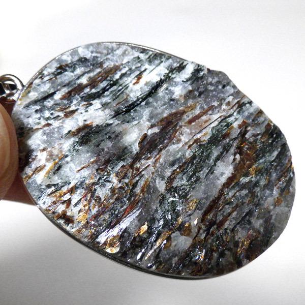 アストロフィライト 原石ペンダントトップ ロシア産 星葉石 天然石