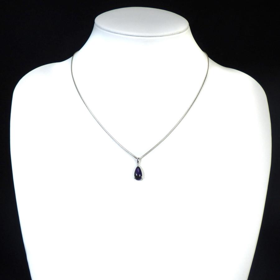 スギライト カボションカット しずく形 ペンダントトップ