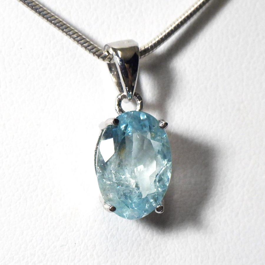 天然石　パワーストーン　アクアマリンペンダントトップ 楽天市場】【セール】 天然石 パワーストーン アクアマリン ピー