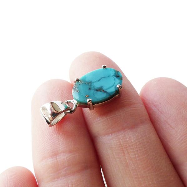 イランターコイズ(ペルシアンターコイズ) ペンダントトップ イラン産