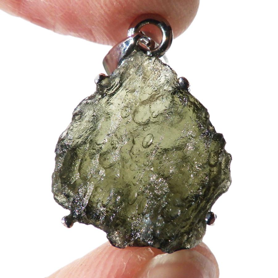 モルダバイト ペンダントトップ チェコ産 天然石 パワーストーン