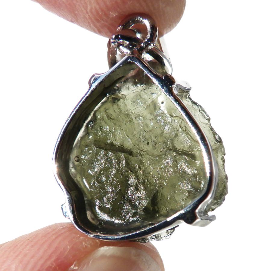 モルダバイト ペンダントトップ チェコ産 天然石 パワーストーン