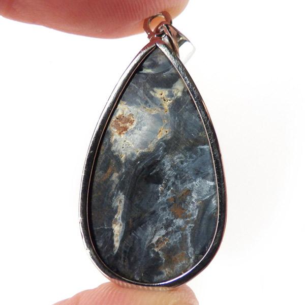 ブルーピーターサイト ペンダントトップ ナミビア産 天然石