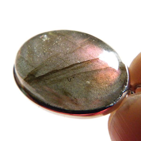 SA マダガスカル産 ラブラドライト シルバー ペンダントヘッド パワーストーン ピンクパープルラブラドライト ペンダントトップ マダガスカル産