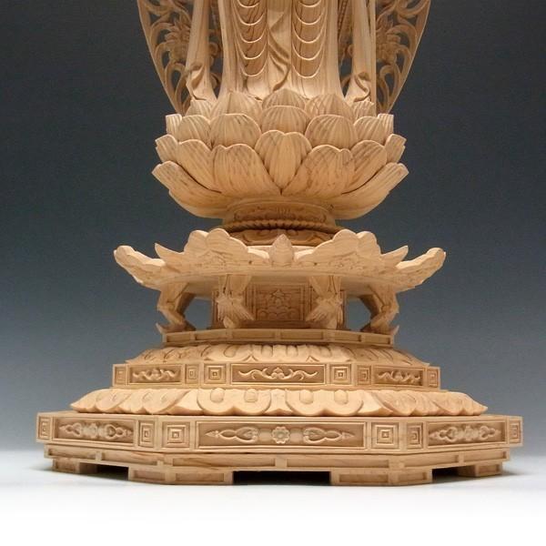 国産桧製 千手観音菩薩 立像 高さ66cm 桧製 木彫り 仏像 : 仏像 国産桧製 千手観音菩薩 立像 高さ66cm 桧製 木彫り 仏像 : 仏像
