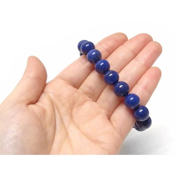 AAAラピスラズリ 11mm ブレスレット アフガニスタン産 天然石