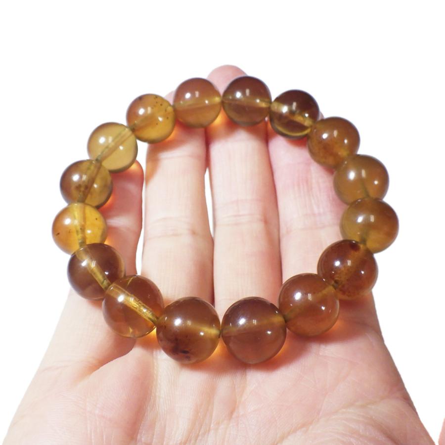 バーマイトアンバー 13mm ブレスレット ミャンマー産 天然石