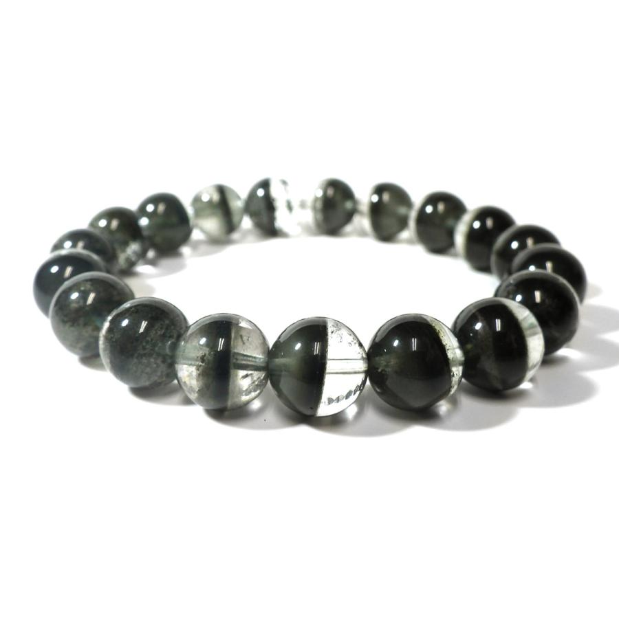 グリーンガーデンクォーツ ブレスレット 10mm玉 内周16.5cm 天然石