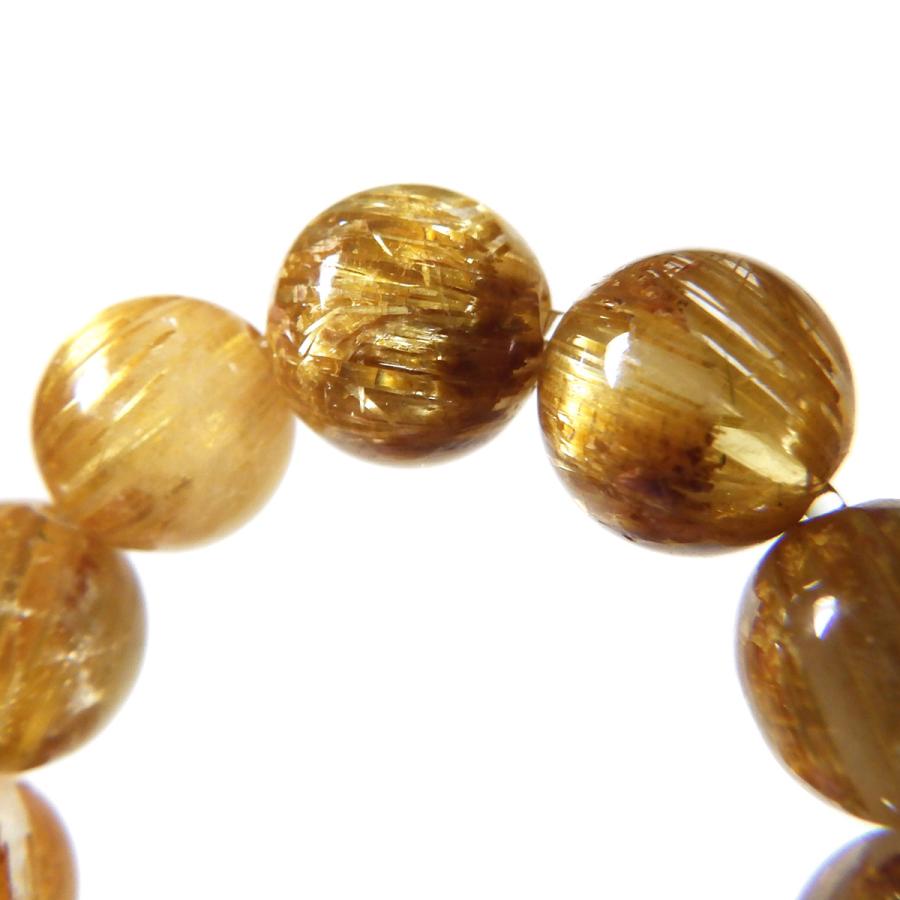 ⭐︎【天然】タイチンルチルクオーツ ブレスレット 7.7mm 5.7g ルチル