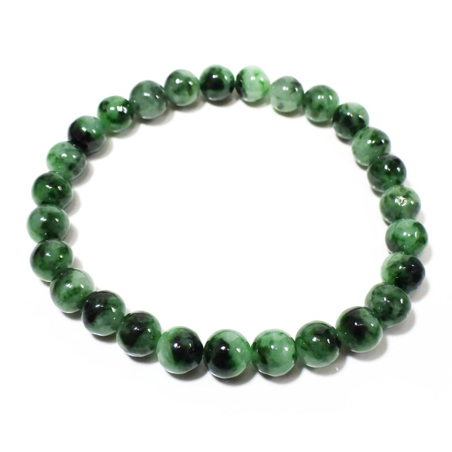 ジェダイト(翡翠) ブレスレット ミャンマー産 7mm 内周16cm 天然石