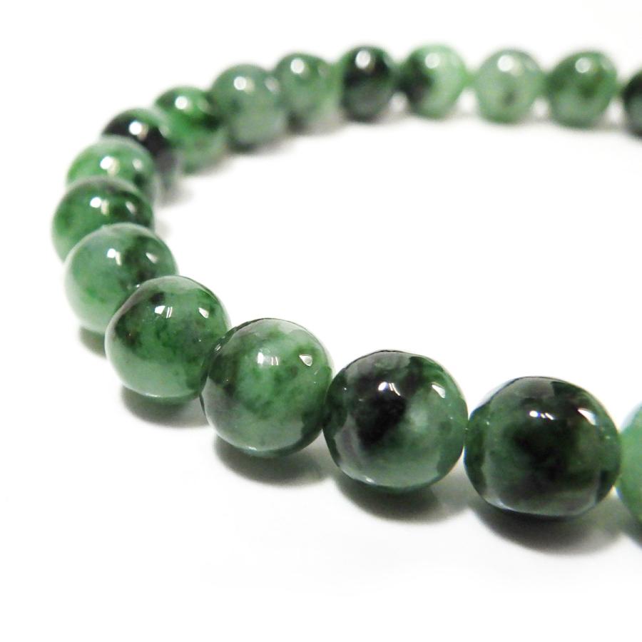 ジェダイト(翡翠) ブレスレット ミャンマー産 7mm 内周16cm 天然石