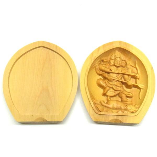 懐中仏 摩利支天 柘植製 香合仏 仏像 : 仏像と縁起物の専門店 龍祥本舗