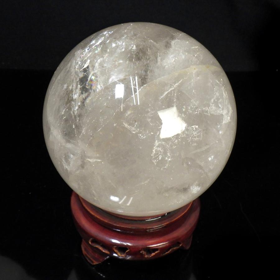 水晶 球 直径98mm ブラジル産 クォーツ 丸玉 スフィア 天然石