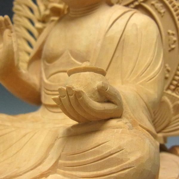 薬師如来 坐像 高さ27cm 柘植製 木彫り 仏像 : 仏像と縁起物の専門店
