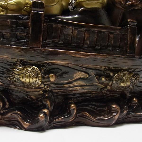 七福神 宝船（大） 高さ40cm 置物 : 仏像と縁起物の専門店 龍祥本舗