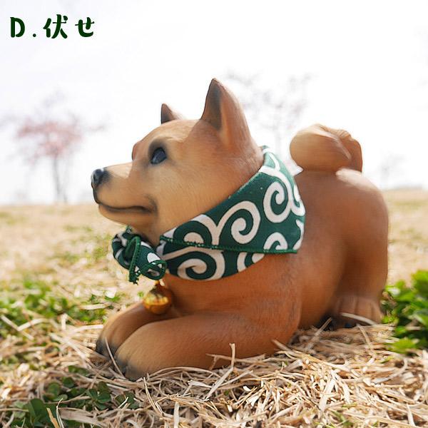 小柴犬の置物 まめ柴 豆柴 リアル犬 : 仏像と縁起物の専門店 龍