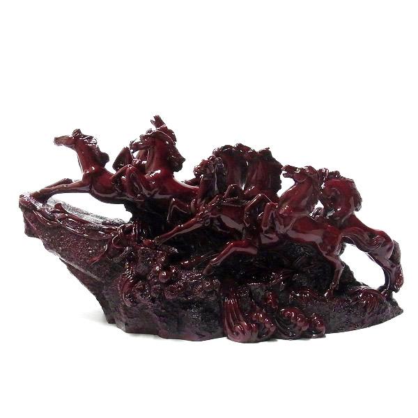 風水 開運 置物 九頭馬（中） 縁起物 「うまくいく」 グッズ アイテム