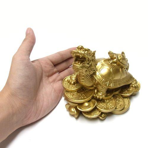 高級品ガーデンクォーツ置物　ロングイ　龍亀　風水　激安❗ H-505 ガーデンクォーツ ロングイ（龍亀） 龍亀（ロングイ）天然