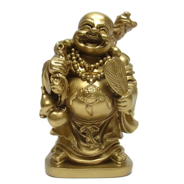金の布袋 布袋 置物 20cm 開運 縁起物 : 仏像と縁起物の専門店 龍祥
