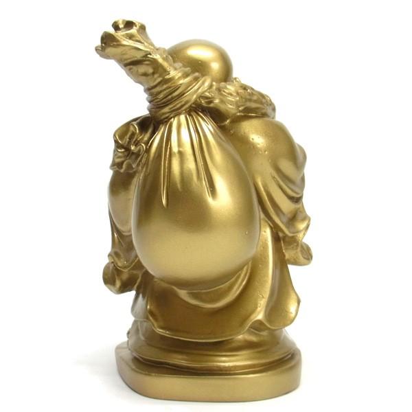 金の布袋 布袋 置物 20cm 開運 縁起物 : 仏像と縁起物の専門店 龍祥