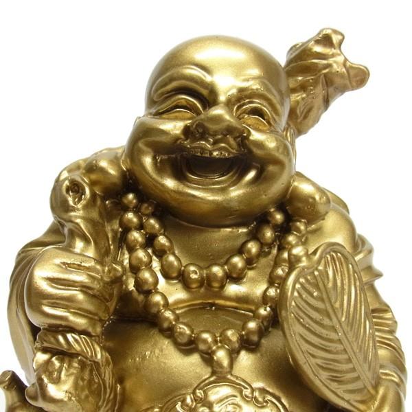 金の布袋 布袋 置物 20cm 開運 縁起物 : 仏像と縁起物の専門店 龍祥
