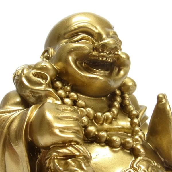 金の布袋 布袋 置物 20cm 開運 縁起物 : 仏像と縁起物の専門店 龍祥