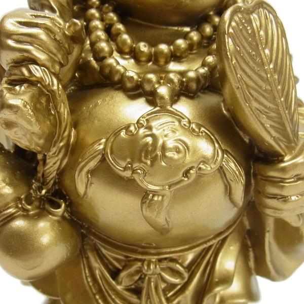 金の布袋 布袋 置物 20cm 開運 縁起物 : 仏像と縁起物の専門店 龍祥