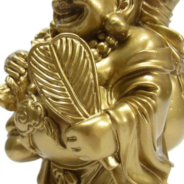 金の布袋 布袋 置物 20cm 開運 縁起物 : 仏像と縁起物の専門店 龍祥